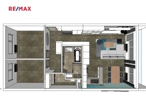 Pronájem bytu 3+kk, Neratovice, Kojetická, 84 m2