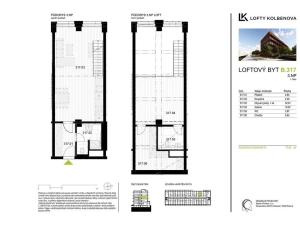 Prodej bytu 2+kk, Praha - Vysočany, Kolbenova, 77 m2