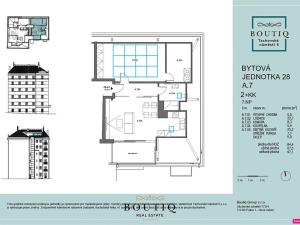 Prodej bytu 2+kk, Praha - Žižkov, Tachovské náměstí, 66 m2