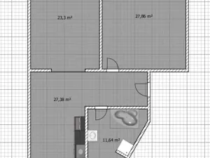 Pronájem bytu 2+1, Ústí nad Labem, Pařížská, 77 m2