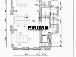 Pronájem kanceláře, Praha - Vinohrady, Fričova, 69 m2