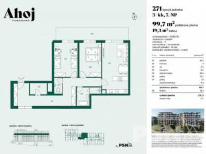 Prodej bytu 3+kk, Praha - Modřany, Československého exilu, 100 m2