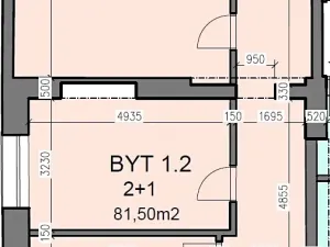 Pronájem bytu 2+1, Troskotovice, 82 m2