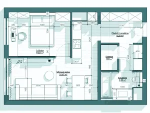 Prodej bytu 2+kk, Praha - Střížkov, Roudnická, 52 m2