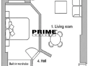 Pronájem bytu 2+kk, Praha - Vinohrady, Polská, 50 m2