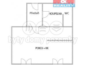 Pronájem bytu 1+kk, Holoubkov, 39 m2