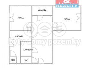 Prodej bytu 2+1, Ostrava - Hrabůvka, Mjr. Nováka, 54 m2