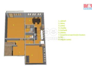 Pronájem bytu 2+1, České Budějovice - České Budějovice 3, Průběžná, 56 m2