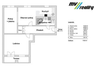 Prodej bytu 3+1, Poděbrady, nám. T.G.Masaryka, 75 m2