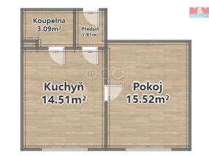 Pronájem bytu 2+kk, Stod, Plzeňská, 35 m2