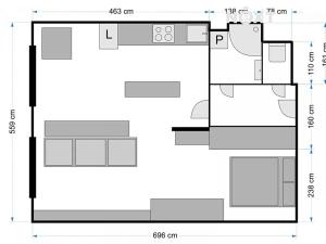 Prodej bytu 1+kk, Praha - Letňany, Třinecká, 39 m2