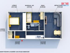 Prodej bytu 3+kk, Rakovník - Rakovník II, Dukel. hrdinů, 51 m2