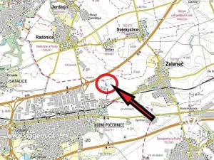 Prodej podílu pole, Zeleneč, 3800 m2