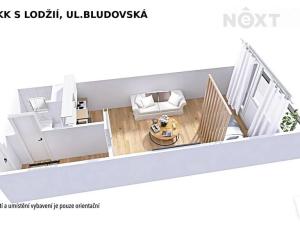 Pronájem bytu 1+kk, Šumperk, Bludovská, 30 m2