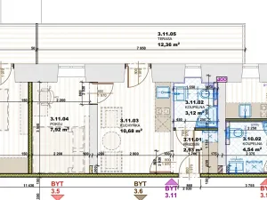 Prodej bytu 2+kk, Brno, Bašty, 29 m2