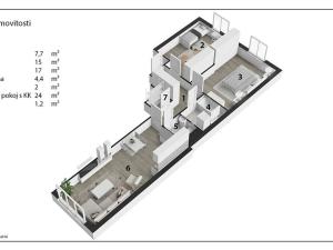 Prodej bytu 3+kk, Praha - Chodov, Divišovská, 78 m2