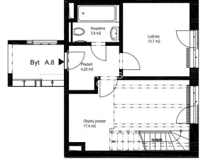 Pronájem bytu 2+kk, Praha - Bubeneč, Mlýnská, 86 m2