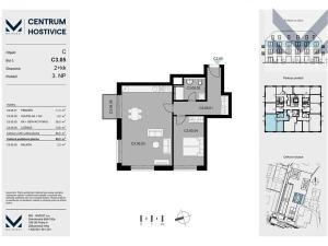 Prodej bytu 2+kk, Hostivice, Čsl. armády, 70 m2