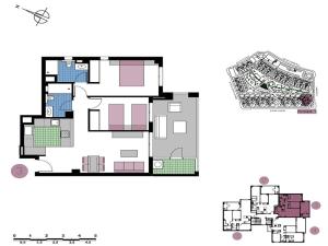 Prodej bytu 3+1, Orihuela, Španělsko, urbanización Mil Palmeras, 85 m2