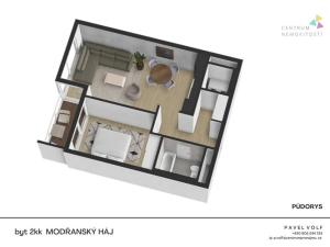 Prodej bytu 2+kk, Praha - Modřany, Boženy Jandlové, 56 m2