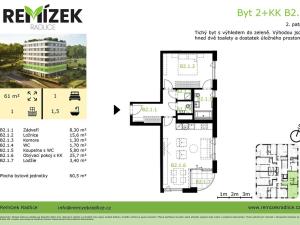 Prodej bytu 2+kk, Praha - Radlice, U Komína, 62 m2