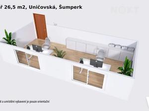 Pronájem kanceláře, Šumperk, Uničovská, 26 m2