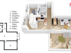 Prodej bytu 3+kk, Velké Meziříčí, Bezručova, 76 m2