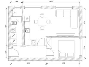 Prodej bytu 2+kk, Praha - Karlín, Křižíkova, 43 m2