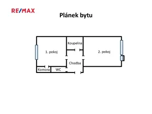 Prodej bytu 2+kk, Praha - Bubeneč, Šestidomí, 46 m2