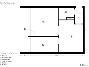 Prodej bytu 2+kk, Praha - Karlín, Nekvasilova, 42 m2