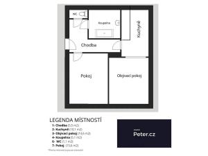 Prodej bytu 2+1, Neratovice, Za Obchody, 62 m2