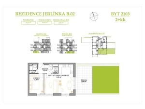 Prodej bytu 2+kk, Brno, Jerlínová, 53 m2