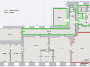 Pronájem kanceláře, Plzeň, Kopeckého sady, 81 m2