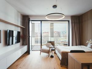 Pronájem bytu 1+kk, Praha - Bubeneč, Vítězné náměstí, 35 m2