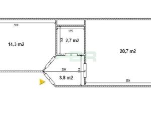 Pronájem bytu 1+1, Praha - Žižkov, Žerotínova, 42 m2