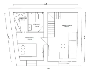 Prodej vily, Tribunj, Chorvatsko, 135 m2