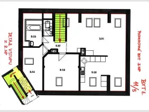 Prodej bytu 3+kk, Beroun, Husova, 92 m2