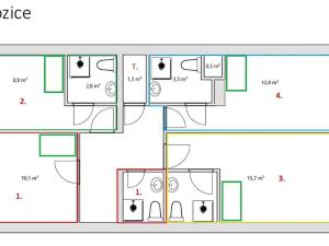 Prodej bytu 4+kk, Praha - Prosek, Vysočanská, 75 m2