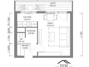 Prodej bytu 1+1, Praha - Troja, Písečná, 35 m2