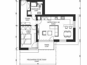 Prodej bytu 2+kk, Ústí nad Orlicí, Východní, 63 m2