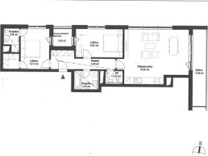 Prodej bytu 4+kk, Praha - Stodůlky, Plzeňská, 86 m2
