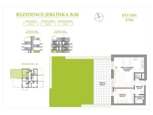 Prodej bytu 2+kk, Brno, Jerlínová, 52 m2