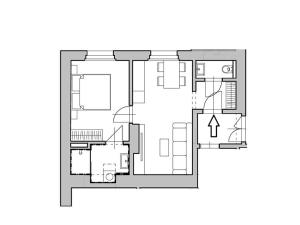 Pronájem bytu 2+kk, Praha - Nové Město, Václavské náměstí, 38 m2