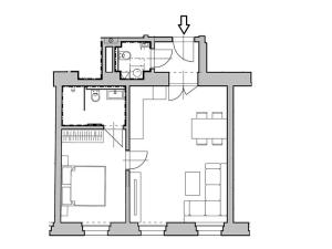 Pronájem bytu 2+kk, Praha - Nové Město, Václavské náměstí, 51 m2