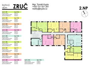 Pronájem bytu 1+kk, Zruč-Senec - Zruč, Sportovní, 62 m2