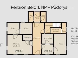 Prodej bytu 2+kk, Malonty, 41 m2