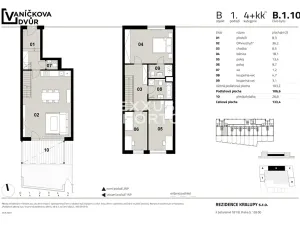 Prodej bytu 4+kk, Kralupy nad Vltavou, Husova, 107 m2