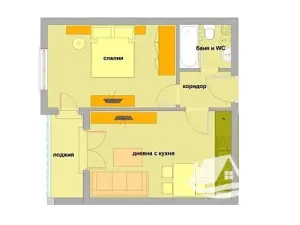 Prodej bytu 2+kk, Bjala, Bulharsko, 47 m2