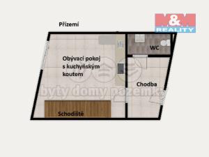 Pronájem bytu 2+kk, Chrast, Čeperka, 55 m2
