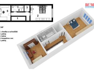 Prodej bytu 3+1, Mrákotín, 70 m2